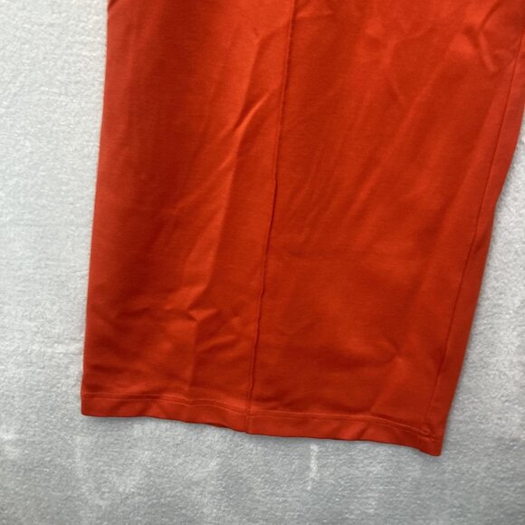 Disney Parks Wide Leg Minnie Mouse Lounge Pants Womens 3X Red Orange Patch Comfy - Picture 10 of 16